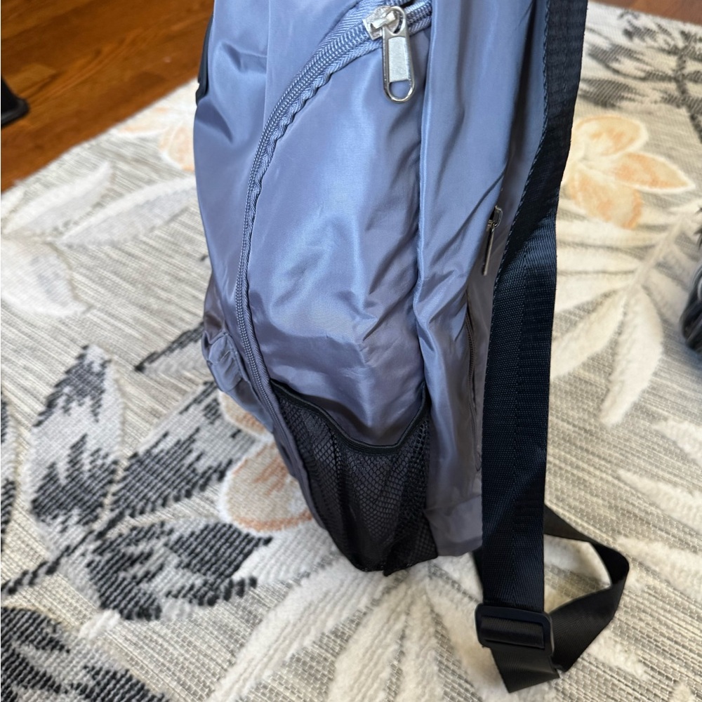 Nwot | Gray Drawstring Backpack - image 2